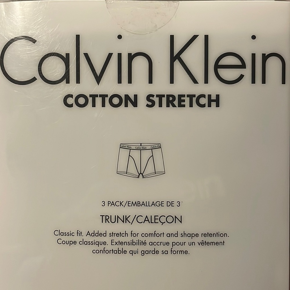 Calvin Klein cotton stretch 3 pack trucks - Picture 3 of 4